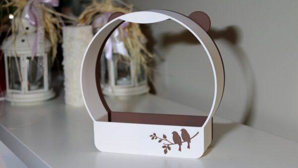 Window Bird Feeder BIRD FRIEND front Cork Color